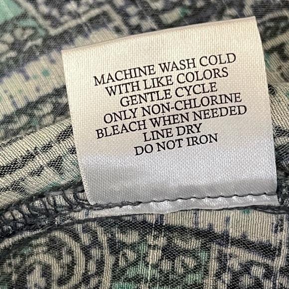 Fred David Paisley Peasant Boho Top Women’s M – Hippie Fairy Tunic Modest Y2K - Picture 7 of 10